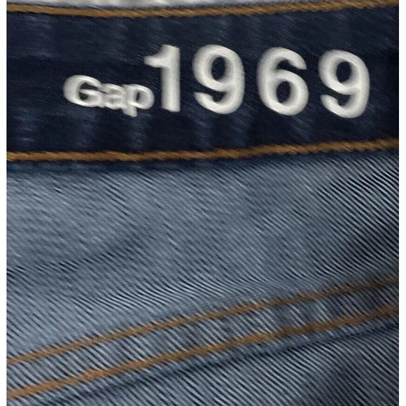 Gap Denim Maddie Shorts Size 27 Summer‎ Cut-Offs Blue Raw Hem Dark Wash - Picture 3 of 6